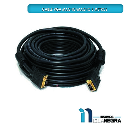 CABLE VGA MACHO/MACHO 5M