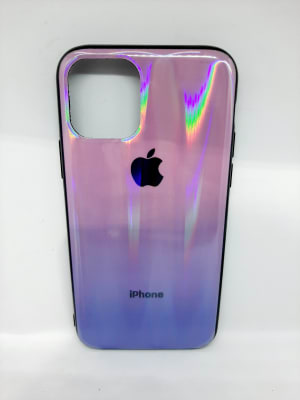 iPhone 11 Pro Max Manzanita holográfica morada iPhone 11 Pro Max Manzanita holográfica morada
