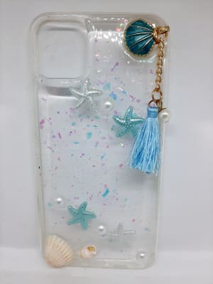 iPhone 11 Pro Max Mermaid transparene celeste iPhone 11 Pro Max Mermaid transparene celeste