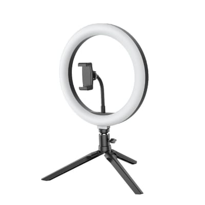Ring light 26 cmts con trípode de escritorio Ring light 26 cmts con trípode de escritorio