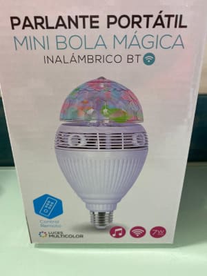 Ampolleta fiesta + parlante bluetooth Ampolleta fiesta + parlante bluetooth