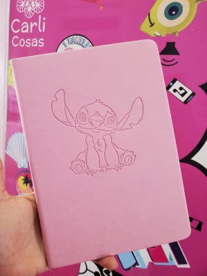 Libreta Stitch rosa Libreta Stitch rosa