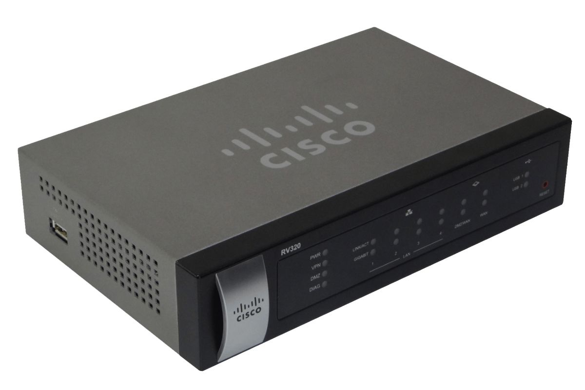 ROUTER CISCO 25IPSEC 2WAN1000 1DMZ 41000 2USB RV325 Ikseg Pro