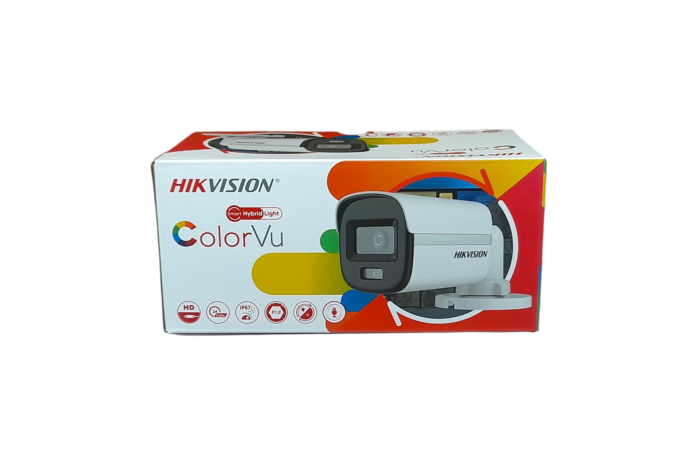 Hikvision Câmera Analógica Colorvu Bullet Ds-2CE10DF0T-LPFS