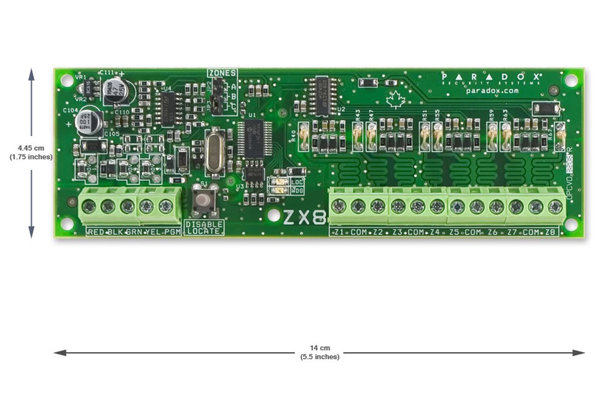 MODULO EXPANSOR 8 ZONAS ZX8 EVO192 | Ikseg Store