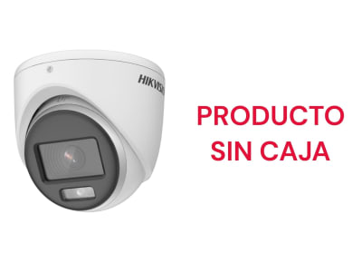 CAMARA DOMO FULL HD 2MP COLORVU HYBRIDA INTERIOR C/AUDIO LENTE 2.8MM IR20METROS DS-2CE70DF0T-LPFS OPENBOX1