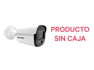 CAMARA BULLET 5MP/3K 2960 X 1665 COLORVU HYBRIDA LENTE 2.8MM IR 20METROS IP67 DS-2CE10KF0T-LFS OPENBOX1