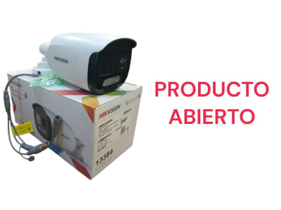 CAMARA BULLET FULL HD 2MP COLORVU 2.8MM IR 40METROS + SIRENA + AUDIO IP67 DS-2CE12DF3T-PIRXOS OPENBOX1
