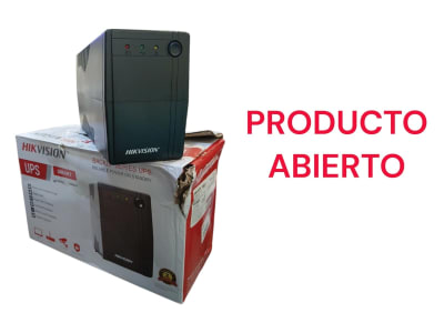 UPS DE RESPALDO LED 600VA 360W 02 SALIDA 50/60HZ C/01 BATERIA 12V/7AMPERES DS-UPS600 OPENBOX1