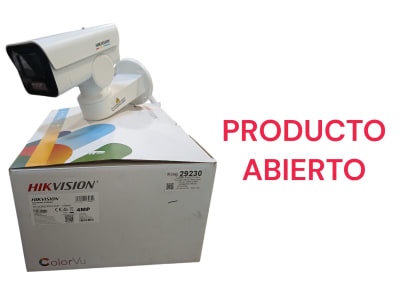 CAMARA IP BULLET PAN & TILT 4MP 2560 X 1440 COLORVU 24/7 LENTE 2.8MM IR30METRO IP66 DS-2CD1P47G2-LUF OPENBOX1