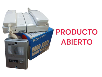 KIT PORTERO METALICO C/2 CITOFONOS KDP-602AD+MS-2D OPENBOX1