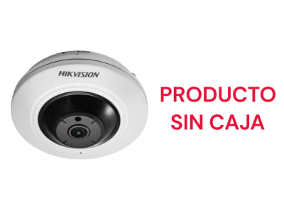 CAMARA IP DOMO 5MP 2560 X 1920 180° FISHEYE IR 8 METROS AUDIO 12VDC & POE DS-2CD2955G0-ISU OPENBOX1