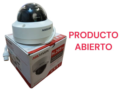 CAMARA IP DOMO FULL HD 2MP IR30METROS LENTE 2.8MM IK10 IP67 DS-2CD1123G0E-I OPENBOX