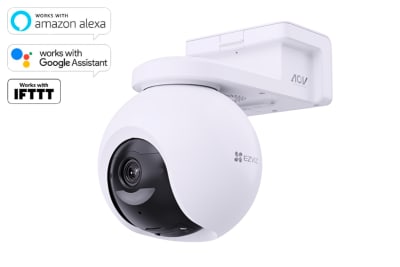 CAMARA IP DOMO PAN & TILT 4K 3840X2160 WIFI 2.4GHZ LENTE 4MM COLORVU C/BATERIA IP65 CS-HB8-R200-1M8WFL