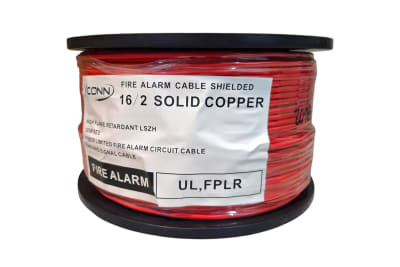 CABLE DE INCENDIO 2X16 APANTALLADO COLOR ROJO CARRETE DE 305 METROS C/NORMA UL LSZH