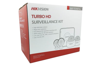 KIT VIDEO GRABADOR HD 720P 04 CANALES + 04 BULLET IR IP66 + FUENTE + CABLE DS-J142I1