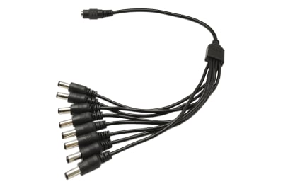 CABLE DE PODER SPLITTER 1 A 8 CONECTOR DE ALIMENTACION PARA 8 CAMARAS
