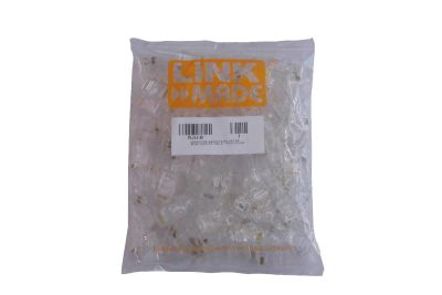 KIT DE CONECTORES RJ45 100 UNIDADES PARA CABLE UTP CATEGORIA 5