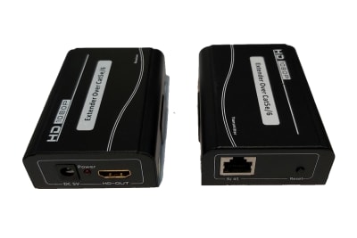 KIT EXTENSOR HDMI DE 50 METROS C/CABLE UTP CATEGORIA 5E/6 VIDEO HD 1080MP A 60HZ IK-HD2100E