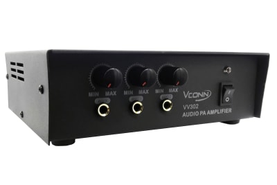 AMPLIFICADOR DE AUDIO DE POTENCIA DE SALIDA 30WATT BAJA IMPEDANCIA 4-8 OHMIOS 12VDC/220V VV302