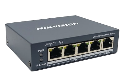 SWITCH 4BOCAS POE+1B GIGABIT LAYER 2 DS-3E0505P-E1