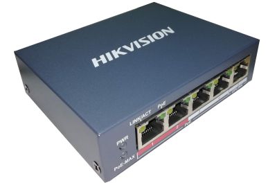 SWITCH POE 4BOCA 58W+1B HASTA 250 METROS DS-3E0105P-E (B) SWITCH POE 4BOCA 58W+1B HASTA 250 METROS DS-3E0105P-E (B)