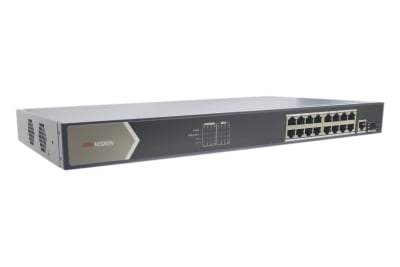 SWITCH 16 BOCAS NO ADMINISTRABLE 1GB 1SFP DS-3E0518P-E