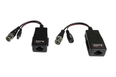 BALUN / TRANSCEPTOR DE 01 CANAL RJ45 C/CABLE UTP CAT5E/6 HD TVI/CVI/AHD VIDEO + POWER IK-HD4301VP1