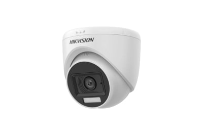 CAMARA DOMO FULL HD 2MP LENTE 2.8MM C/AUDIO HYBRIDO IR20METROS TVI/AHD/CVI/CVBS DS-2CE76D0T-LPFS