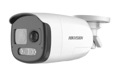 CAMARA BULLET FULL HD 2MP COLORVU 2.8MM IR 40METROS  + SIRENA + AUDIO IP67 DS-2CE12DF3T-PIRXOS