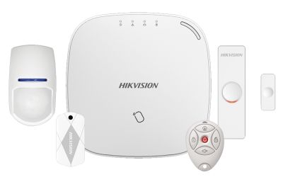 KIT ALARMA DE ROBO INALAMBRICA 32 ZONAS 433MHZ TCP/IP + WIFI + 3/4G DS-PWA32-KST