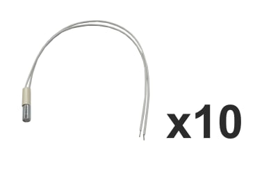 PACK 10 UNIDADES MAGNETICO EMBUTIDO CORTO COLOR BLANCO PARA PUERTA O VENTANAS CONTACTO N.C.IK-04R