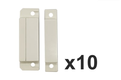 KIT 10 UNIDADES MAGNETICO SOBREPUESTO COLOR BLANCO N.C VC-25STB