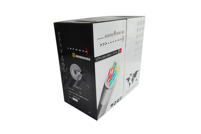 CABLE UTP CATEGORIA CAT5 CCA ALEACION UNIFILAR 24AWG COLOR GRIS 305 METROS