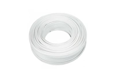 CABLE PIN TELEFONICO 2 HILOS BLANCO 100M 0.5MM 100% COBRE