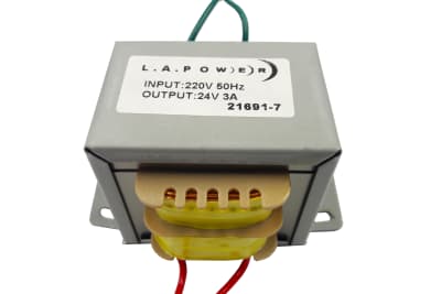 TRANSFORMADOR 220 VOLT 50HZ A 24 VAC 3 AMPERES