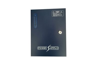 FUENTE DE PODER CCTV 20AMPERES HORA 18 CANALES 12VDC C/GABINETE C/LLAVE DE SEGURIDAD VV-DC121820