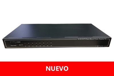 FUENTE DE PODER CCTV RACK 1U 12V 20A 16CH VV-DC121620-1U FUENTE DE PODER CCTV RACK 1U 12V 20A 16CH VV-DC121620-1U