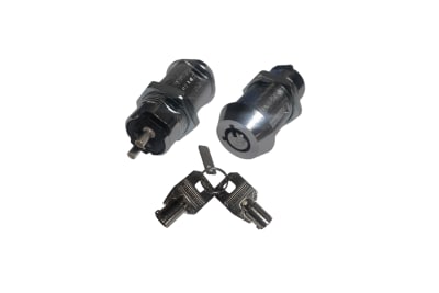 CHAPA INTERRUPTOR (ON-OFF) 2 TERMINALES SPST ENCENDIDO/APAGADO CON 02 LLAVES TUBULAR SS-090-2H9