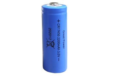 PILA DE LITIO 3V PARA INFRARROJO MARCA INIM 2.200MAH CR-17450