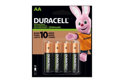 PACK DE PILAS AA BLISTER RECARGABLE 4 UNIDADES AA-X4-REC
