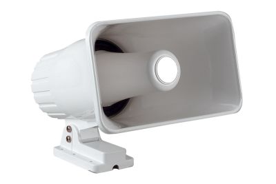 SIRENA DE 30 WATTS DE COLOR BLANCA 118DB 12VDC. 2.5AMPERES IP65 VC-850R