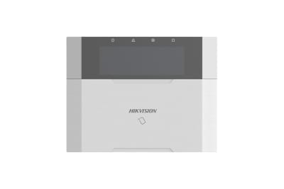 TECLADO LCD + LECTOR TAG CABLEADO PARA ALARMA AX HYBRIDA PRO DS-PK1-LRT-HWB