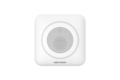 SIRENA DE COMUNICACION BIDIRECCIONAL INALAMBRICA AXPRO 90 A 110 DB 3 TIPOS DE SONIDOS DS-PS1-II-WB