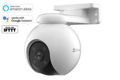 CAMARA IP DOMO PAN & TILT 2K 3MP 2304 X 1296 WIFI 2.4GHZ LENTE 4MM COLORVU AUTO TRACK CS-H8-R100-1J3WKFL