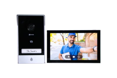 KIT VIDEO PORTERO IP 2K PANTALLA TACTIL 7 PULGADAS TOUCH 02 HILOS WIFI 2.4/5GHZ CS-HP7-R105-1W2TFC1