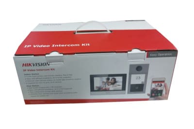 KIT VIDEO PORTERO IP 2MP WIFI DS-KIS604-P + SWTICH 4BOCA C/POE DS-3E0105P-E(B)
