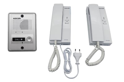 KIT PORTERO METALICO C/2 CITOFONOS KDP-602AD+ MS-2D