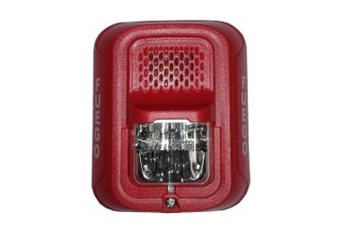 SIRENA C/ESTROBOSCOPICA INTERIOR COLOR ROJO 12/24V P2RL-SP1