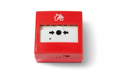 PULSADOR DE INCENDIO MANUAL DIRECCIONABLE COLOR ROJO ENEA EC0020 INIM1